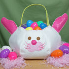 Easter Gift Basket Pink Bunny